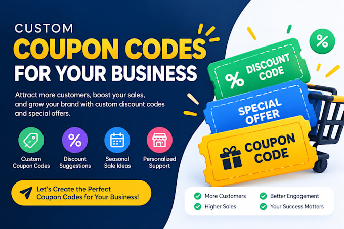 create custom coupon codes for your business