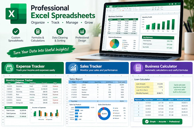 create a custom excel spreadsheet for your small business