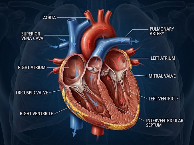 draw medical illustrations and diagrams