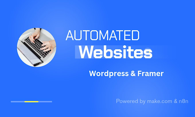 design automated wordpress or framer website with n8n