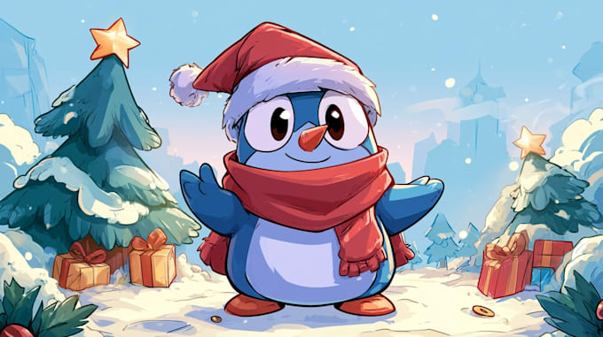 make charming christmas character illustrations for holiday projects