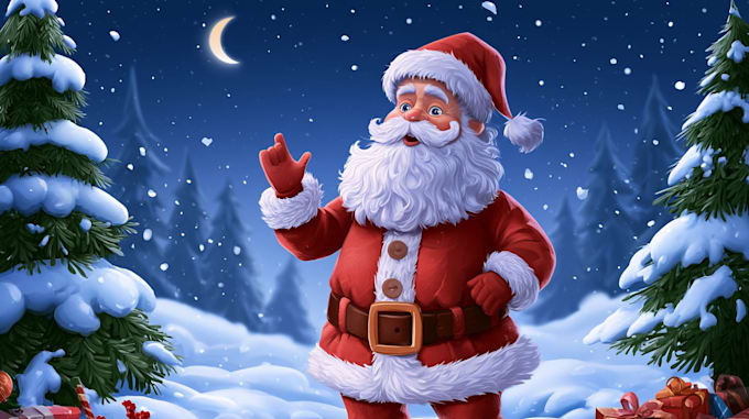 make custom christmas cartoon characters for your holiday projects
