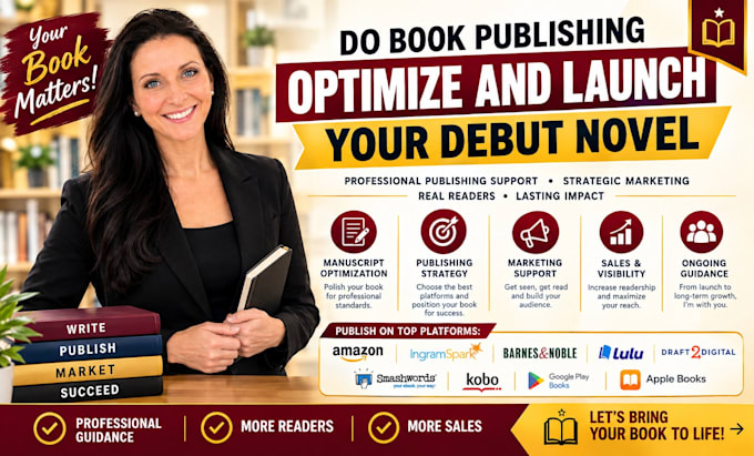 do book publishing optimize and launch your debut novel