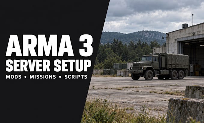 setup your arma 3 server, custom arma3 mods script create missions