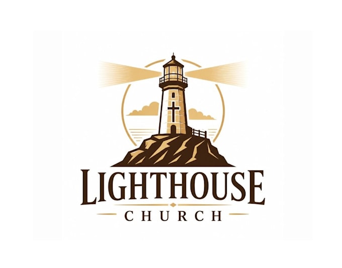 design superb modern lighthouse logo