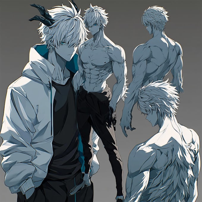 create an anime character sheet