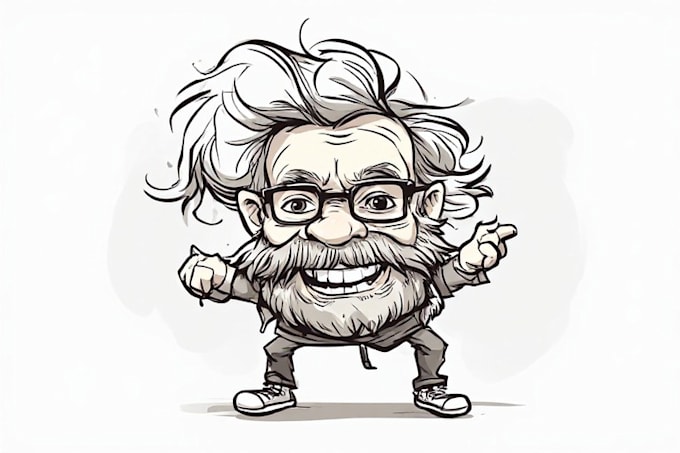 create unique and funny caricature art