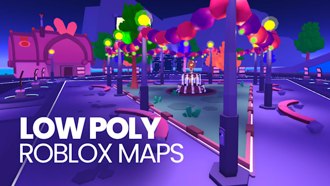 build a professional low poly roblox maps