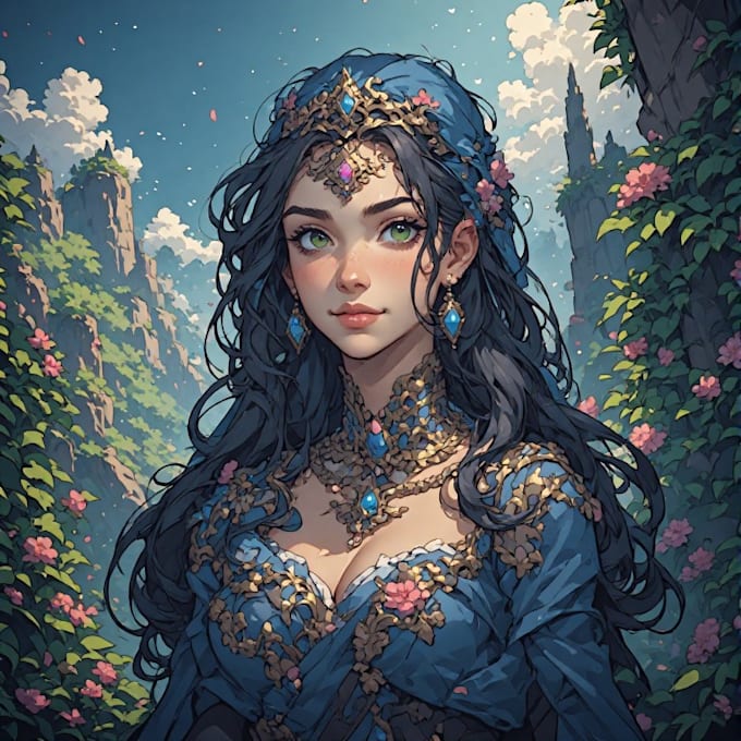 professional dnd character illustrations for your campaign