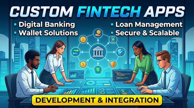 develop fintech mobile apps digital banking wallet and loan management