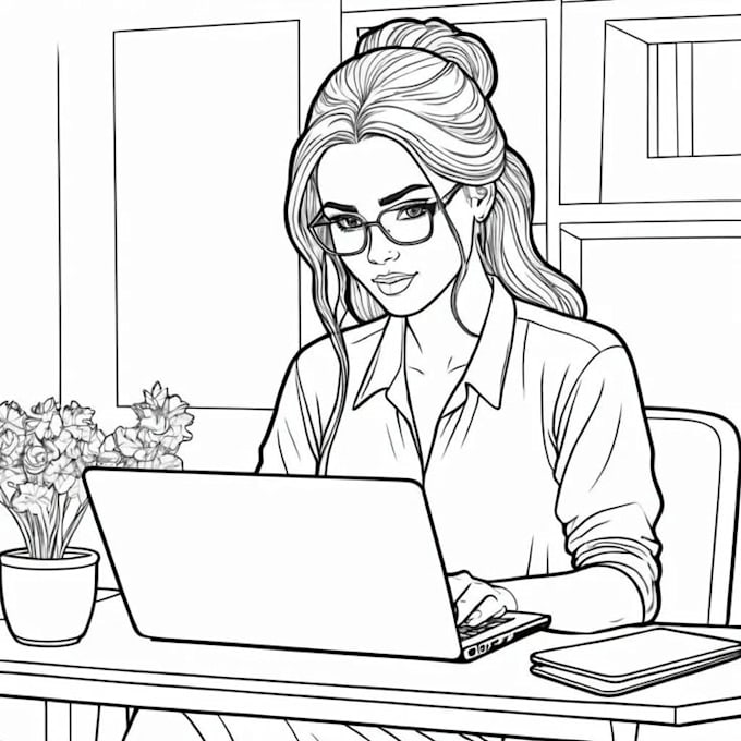 color simple pictures and create printable coloring pages