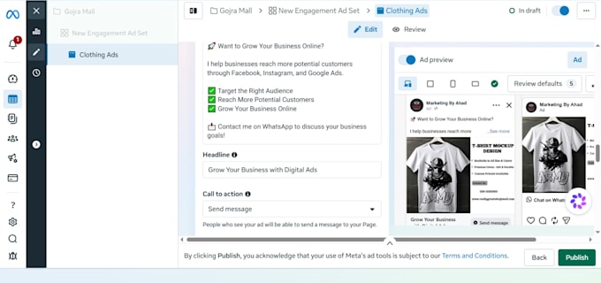 set up and manage facebook and instagram ads