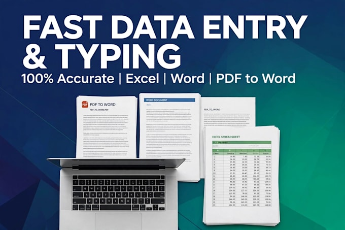 do english typing and PDF to word conversion