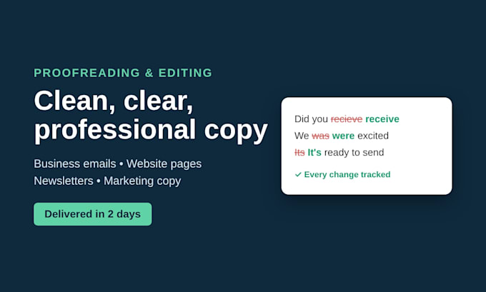 proofread and edit your business emails website copy and posts