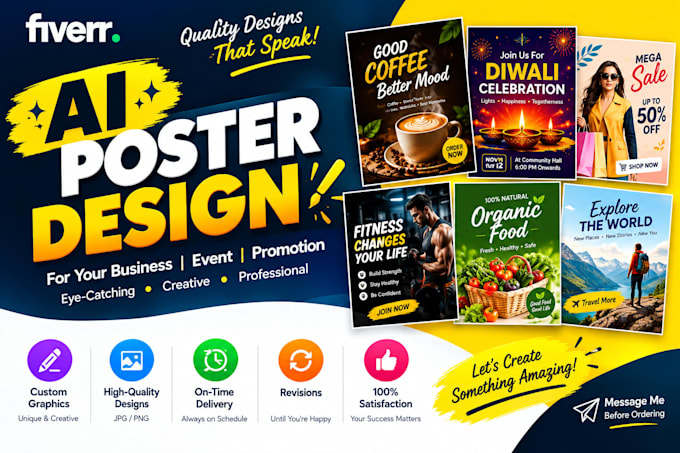 design an attractive ai poster for your business or event