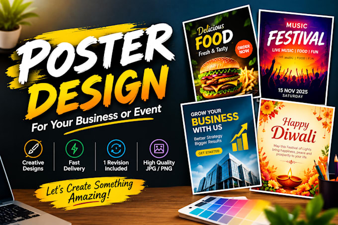 design an attractive poster for your business or event