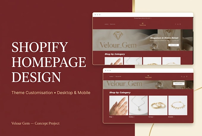 customize your shopify homepage