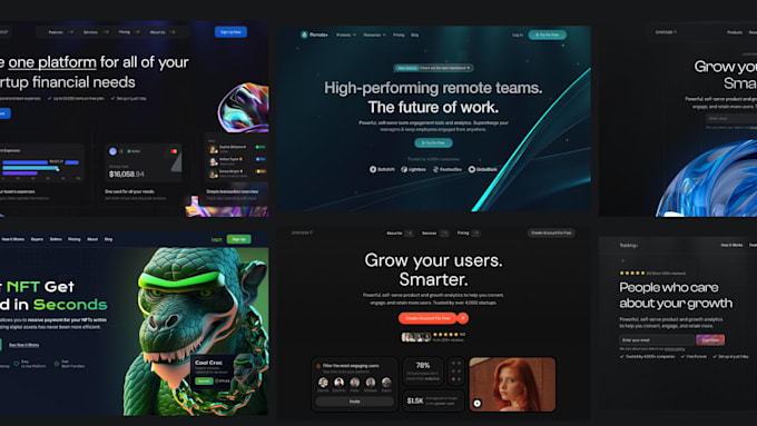build a crypto web3 landing page or dapp frontend in react