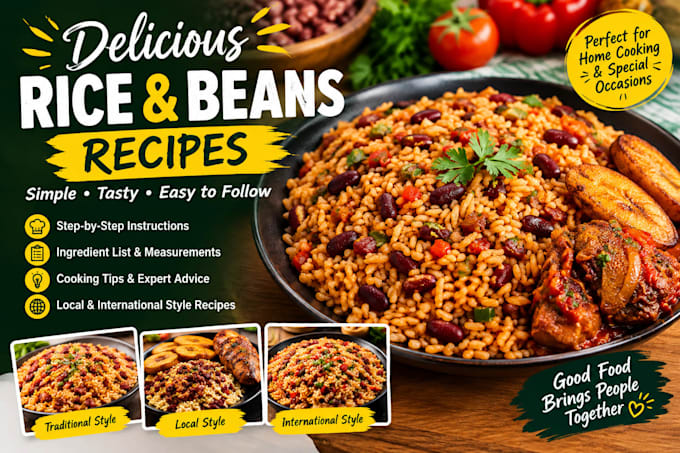 cook delicious rice and beans and create tasty recipes