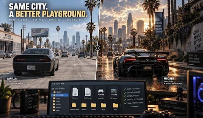 install gta v mods and customize your PC game