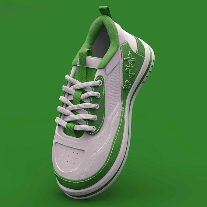 create 3d sneakers, sneakers with tech pack ready for manufacture