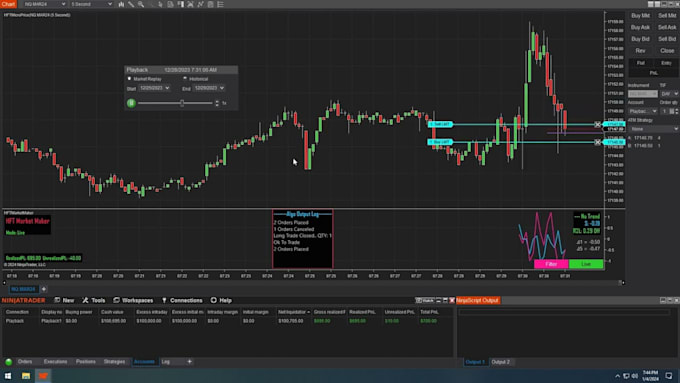 develop custom ninjatrader 8 strategies automated trading bots