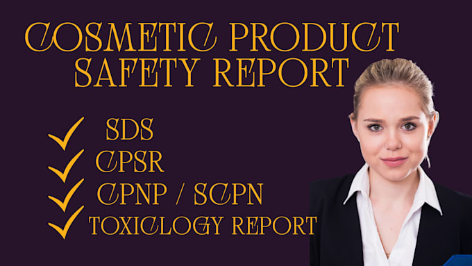 do technical report for eu and uk cosmetic product