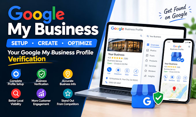 setup, create, and optimize your google my business profile verification