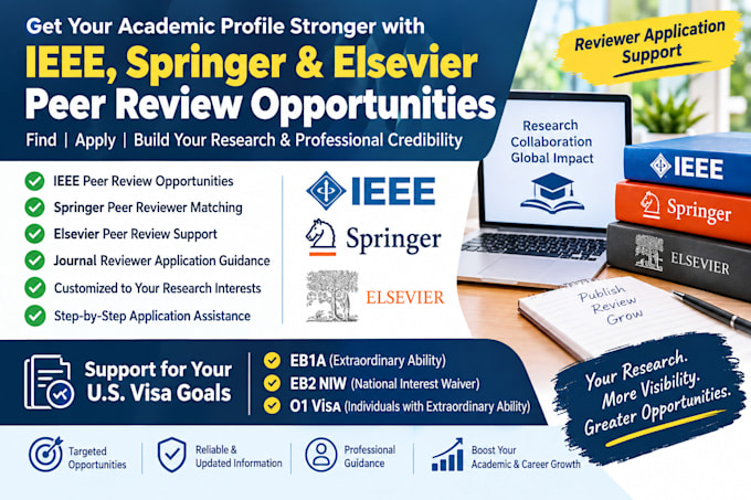 help you find ieee springer elsevier peer review opportunities