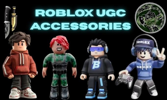 create custom 3d game assets and props for roblox