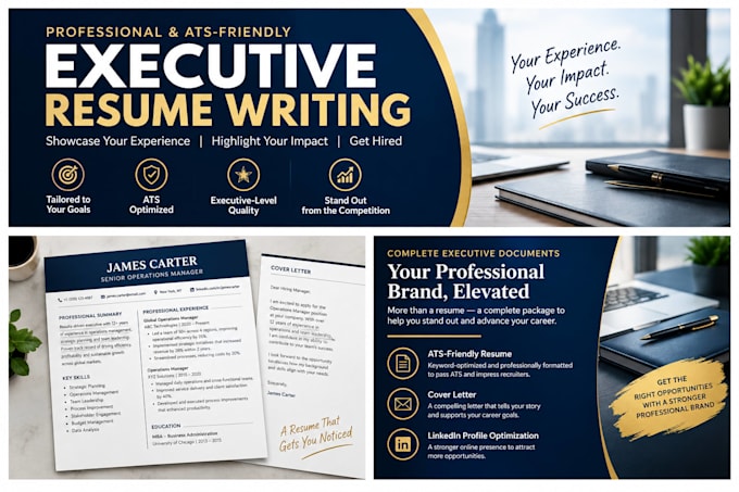 write a professional resume and CV