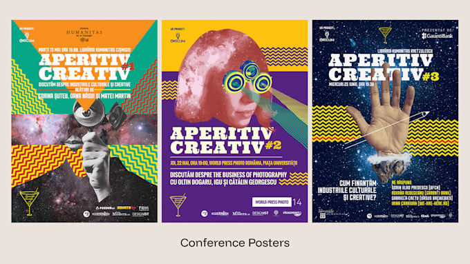 design artistic and unique posters