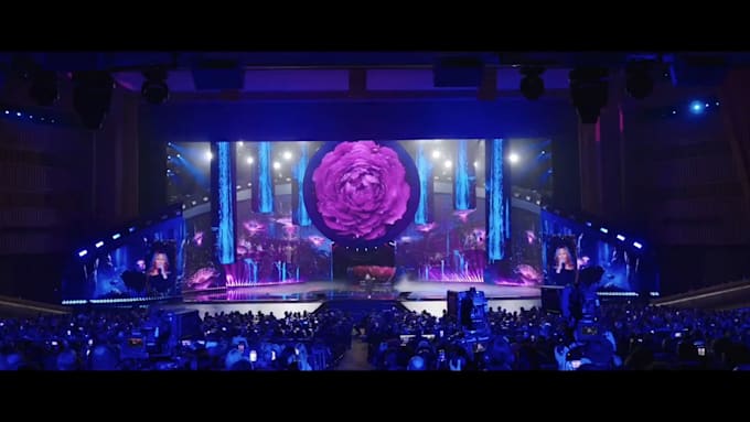 create resolume vj loop concert visuals for led wall, led screen and stage show