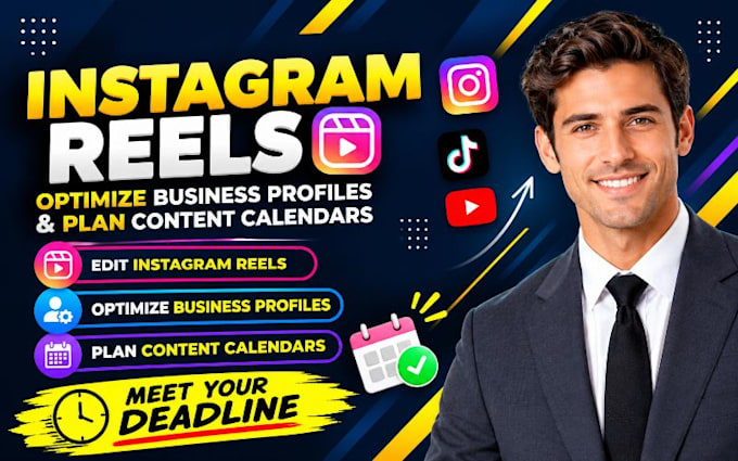 edit instagram reels optimize business profile plan content calenders