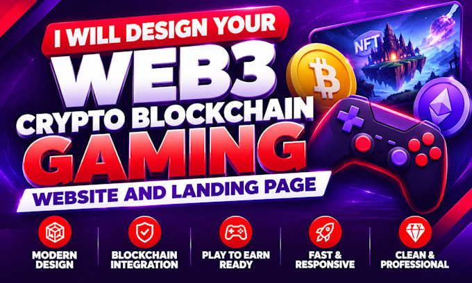 build your web3 crypto blockchain gaming website