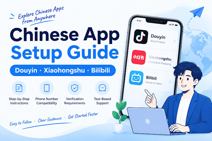 guide you through chinese app registration and setup