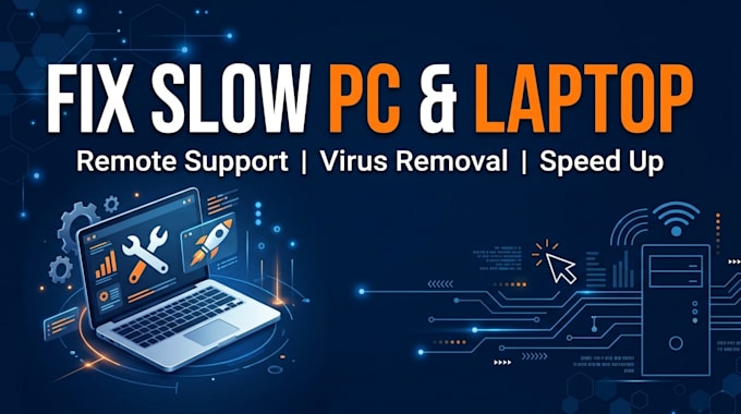 fix your slow PC or laptop remotely