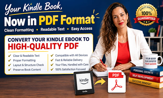 convert kindle book to PDF