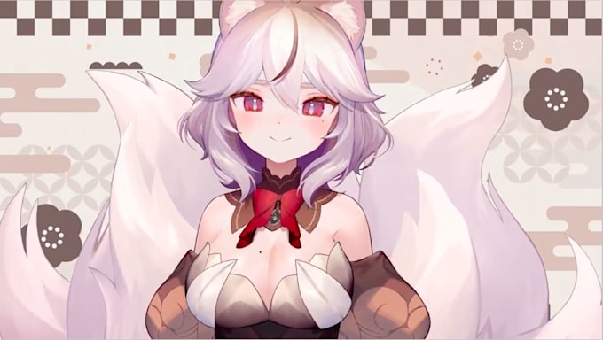 design lived2d vtuber model, 2d vtuber model, live2d vtuber rig , vtuber model