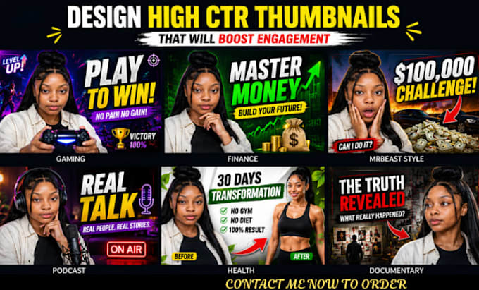 design high CTR thumbnails that will boost engagement