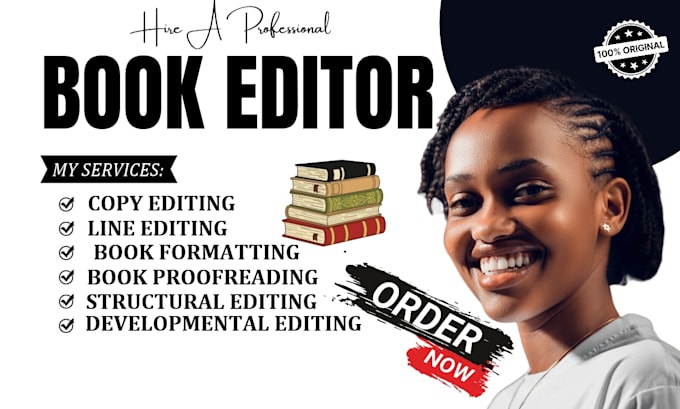 edit, proofread and format your fiction and non fiction book