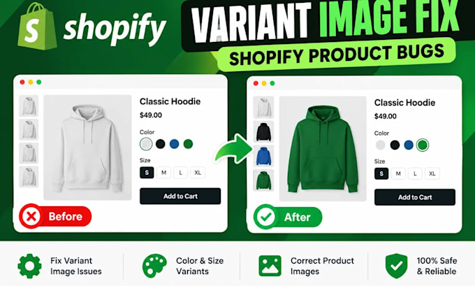 fix shopify variant images and product image switching