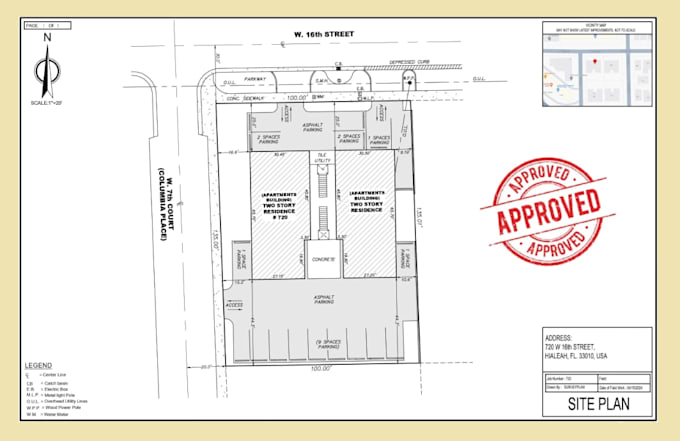draw site plan for city permit