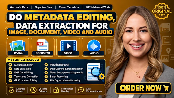 do metadata editing and data extraction images, documents, audio, and video