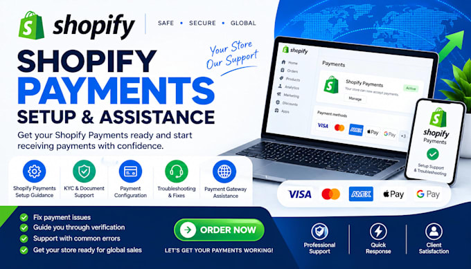 help you set up shopify payments and troubleshoot