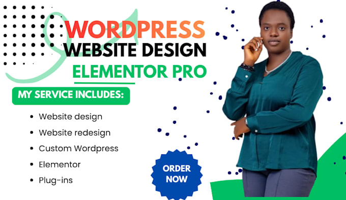 redesign, design wordpress, rebuild, wordpress with elementor pro