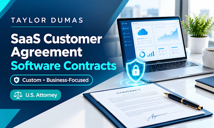 draft custom saas customer agreements and software contracts