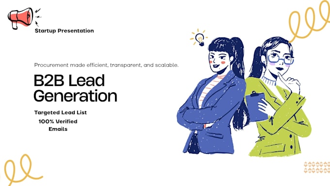 do b2b leads generation and data entery