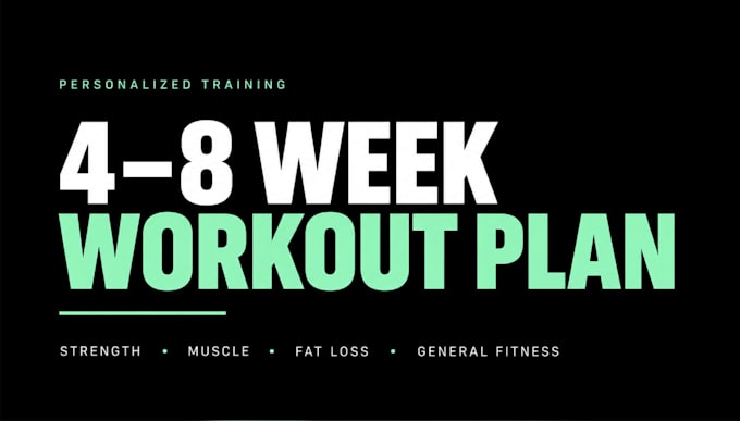create a personalized gym workout plan for your goals