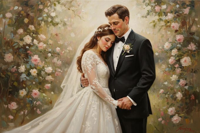 paint an acrylic and oil portrait